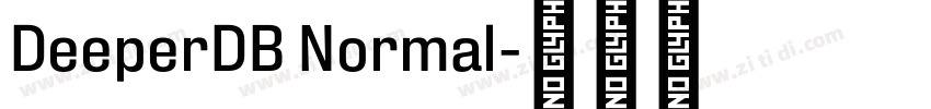 DeeperDB Normal字体转换